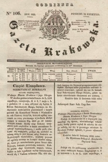 Codzienna Gazeta Krakowska. 1833, nr 106 |PDF|