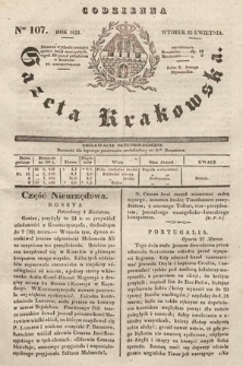 Codzienna Gazeta Krakowska. 1833, nr 107 |PDF|