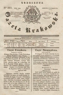 Codzienna Gazeta Krakowska. 1833, nr 111 |PDF|