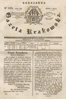 Codzienna Gazeta Krakowska. 1833, nr 115 |PDF|