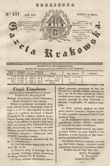 Codzienna Gazeta Krakowska. 1833, nr 137 |PDF|