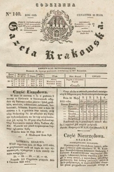 Codzienna Gazeta Krakowska. 1833, nr 140 |PDF|