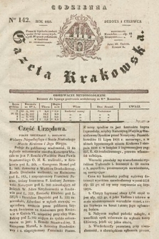 Codzienna Gazeta Krakowska. 1833, nr 142 |PDF|