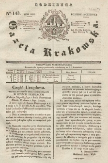 Codzienna Gazeta Krakowska. 1833, nr 143 |PDF|