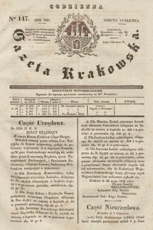 Codzienna Gazeta Krakowska. 1833, nr 147 |PDF|