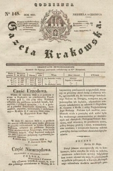 Codzienna Gazeta Krakowska. 1833, nr 148 |PDF|