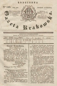 Codzienna Gazeta Krakowska. 1833, nr 149 |PDF|
