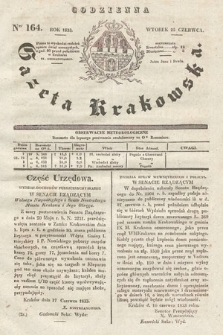 Codzienna Gazeta Krakowska. 1833, nr 164 |PDF|