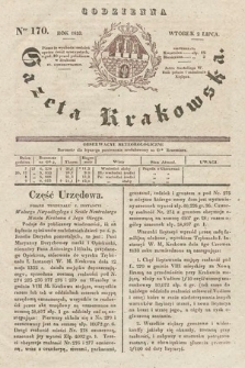 Codzienna Gazeta Krakowska. 1833, nr 170 |PDF|