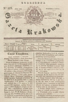 Codzienna Gazeta Krakowska. 1833, nr 177 |PDF|