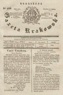 Codzienna Gazeta Krakowska. 1833, nr 194 |PDF|