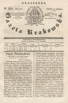 Codzienna Gazeta Krakowska. 1833, nr 221 |PDF|