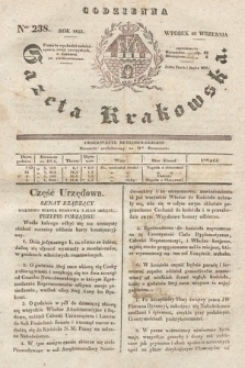 Codzienna Gazeta Krakowska. 1833, nr 238 |PDF|