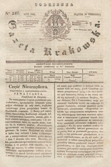 Codzienna Gazeta Krakowska. 1833, nr 247 |PDF|