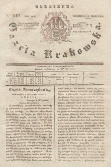Codzienna Gazeta Krakowska. 1833, nr 249 |PDF|