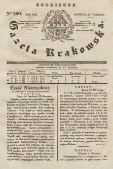 Codzienna Gazeta Krakowska. 1833, nr 250 |PDF|