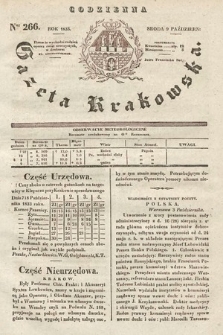 Codzienna Gazeta Krakowska. 1833, nr 266 |PDF|