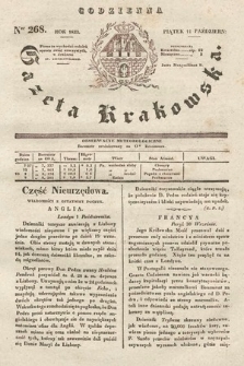 Codzienna Gazeta Krakowska. 1833, nr 268 |PDF|