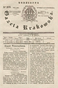 Codzienna Gazeta Krakowska. 1833, nr 279 |PDF|
