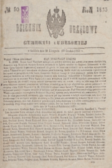 Dziennik Urzędowy Gubernii Lubelskiej. 1853, No 50 (10 grudnia) + dod.
