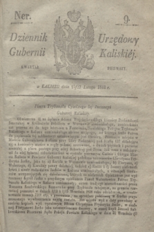 Dziennik Urzędowy Gubernji Kaliskiéy. 1841, Ner 9 (27 lutego)