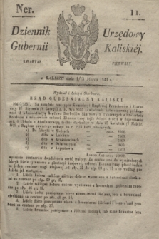 Dziennik Urzędowy Gubernji Kaliskiéy. 1841, Ner 11 (13 marca) + dod.