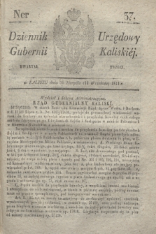 Dziennik Urzędowy Gubernji Kaliskiéy. 1841, Ner 37 (30 sierpnia (11 września)) + dod.