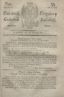 Dziennik Urzędowy Gubernji Kaliskiéy. 1841, Ner 38 (6/18 września) + dod.