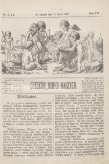 Opiekun Dzieci Naszych. R.8, nr 5 i 6 (28 marca 1872)