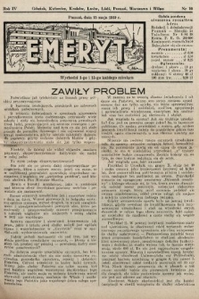 Emeryt. 1939, nr 10 |PDF|