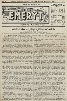 Emeryt. 1939, nr 11 |PDF|