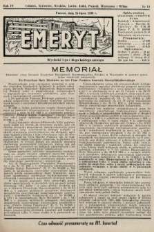 Emeryt. 1939, nr 14 |PDF|