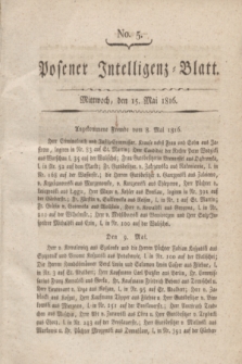 Posener Intelligenz-Blatt. 1816, No. 5 (15 Mai)