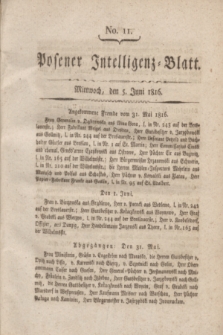 Posener Intelligenz-Blatt. 1816, No. 11 (5 Juni) + dod.