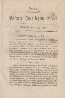 Posener Intelligenz-Blatt. 1816, No. 23 (17 Juli)