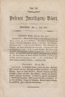 Posener Intelligenz-Blatt. 1816, No. 26 (27 Juli) + dod.