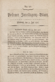 Posener Intelligenz-Blatt. 1816, No. 27 (31 Juli) + dod.