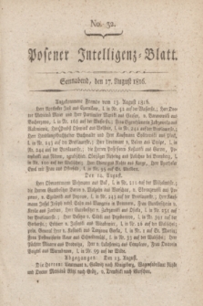 Posener Intelligenz-Blatt. 1816, No. 32 (17 August)