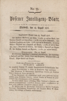 Posener Intelligenz-Blatt. 1816, No. 35 (28 August) + dod.