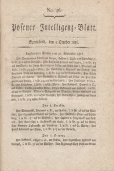 Posener Intelligenz-Blatt. 1816, No. 46 (5 October)