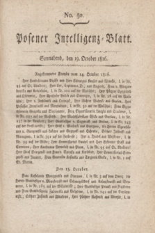 Posener Intelligenz-Blatt. 1816, No. 50 (19 October)