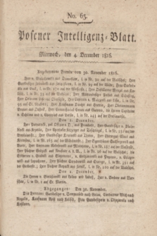Posener Intelligenz-Blatt. 1816, No. 63 (4 December)
