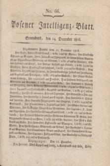 Posener Intelligenz-Blatt. 1816, No. 66 (14 December)