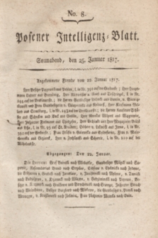 Posener Intelligenz-Blatt. 1817, No. 8 (25 Januar)