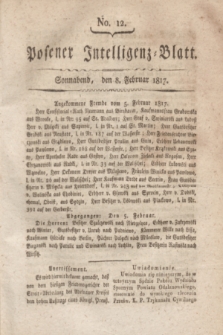 Posener Intelligenz-Blatt. 1817, No. 12 (8 Februar)