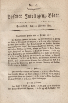 Posener Intelligenz-Blatt. 1817, No. 16 (22 Februar)