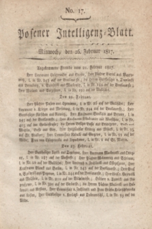 Posener Intelligenz-Blatt. 1817, No. 17 (26 Februar)