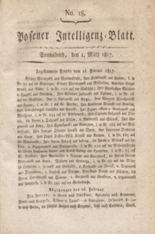 Posener Intelligenz-Blatt. 1817, No. 18 (1 März)