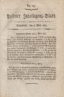 Posener Intelligenz-Blatt. 1817, No. 20 (8 März)