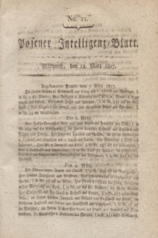 Posener Intelligenz-Blatt. 1817, No. 21 (12 März)